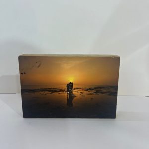 תמונה על בלוק עץ קטן 10X15 ס"מ